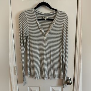 Striped Anthropologie Henley